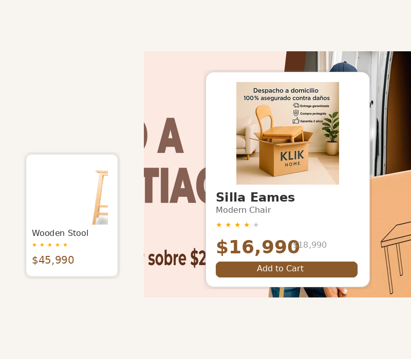 Vende muebles en línea con tu propia tienda Jumpseller