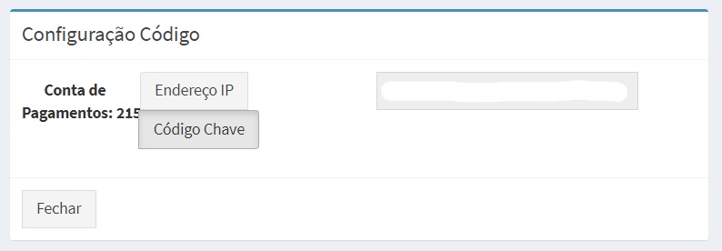 Easypay code configuration