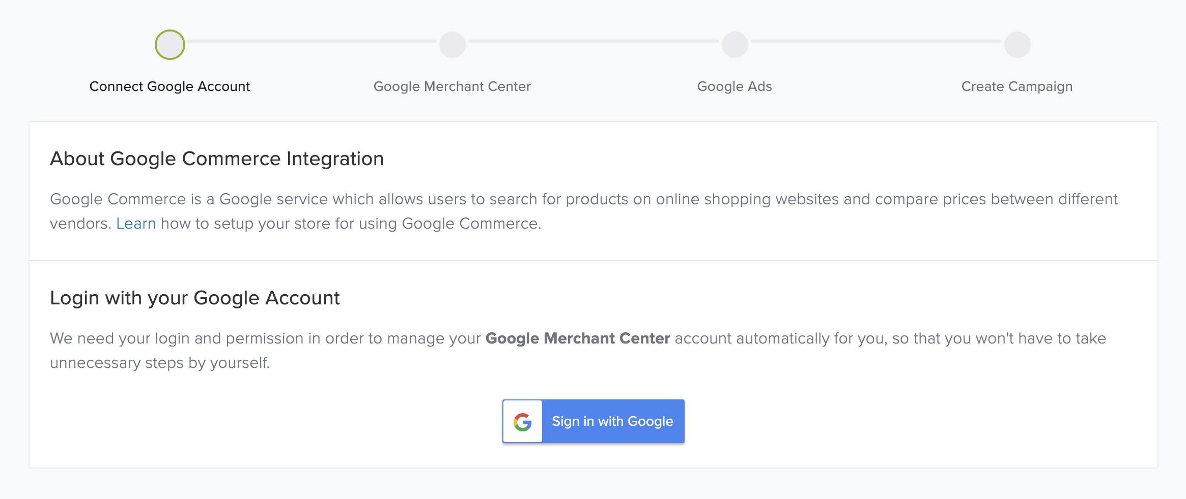 Sign in Google